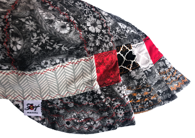 Charcoal Paisley 100% Cotton Welders Cap