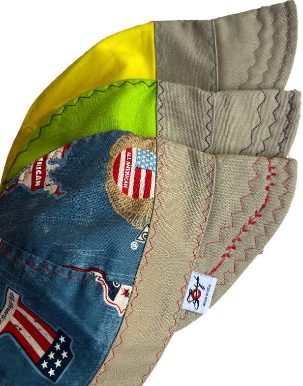 3 Pk. Hybrid Welders Caps Size 7 5/8