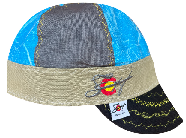 Embroidered Hybrid Welders Caps Size 7 1/8