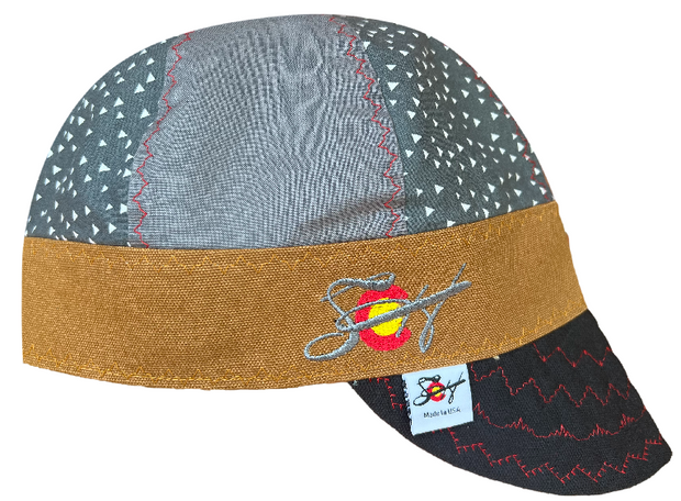 Embroidered Hybrid Welders Caps Size 7 1/8