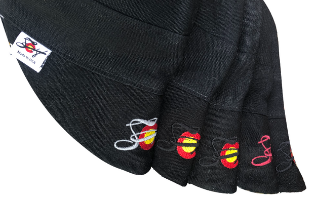 Black Size 7 1/4 Prewashed Canvas Embroidered Welders Cap