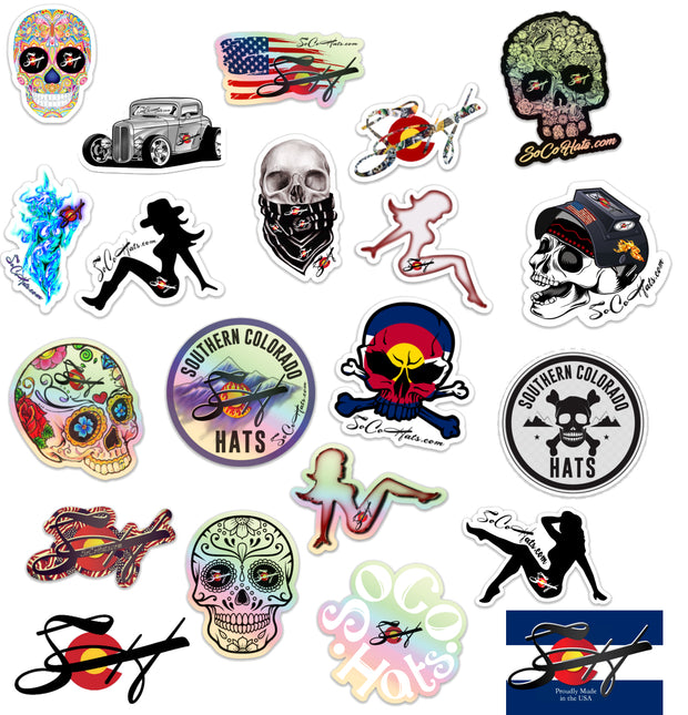 Sticker Restock! 4Pk. Durable Vinyl Hood Slaps