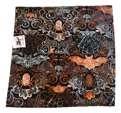 Spider & Skull 100% Cotton Bandanna